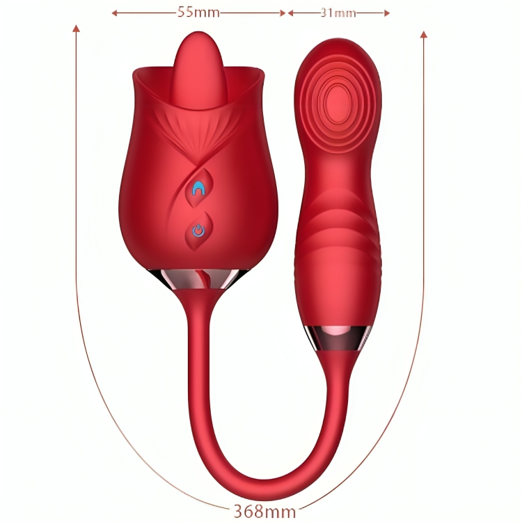Delight Flower vibrator s funkcijom jezika i 10 programa ARMONY
