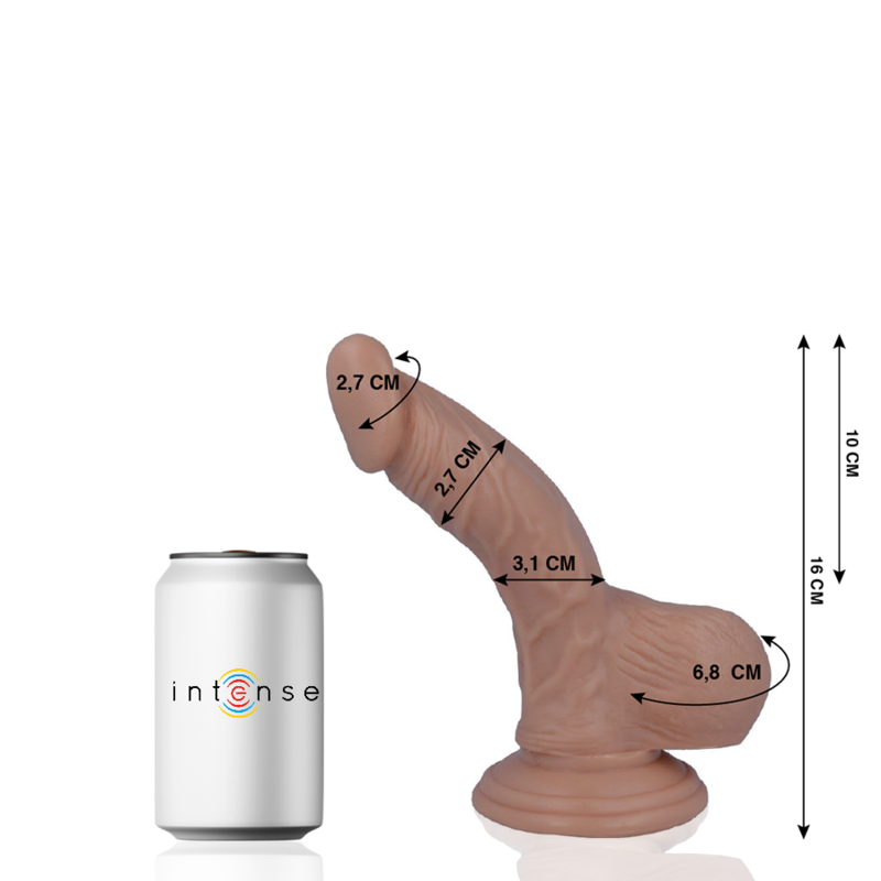 Mr Intense 2 Realistična Penisa, 16 Cm, Promjer 2,7 Cm