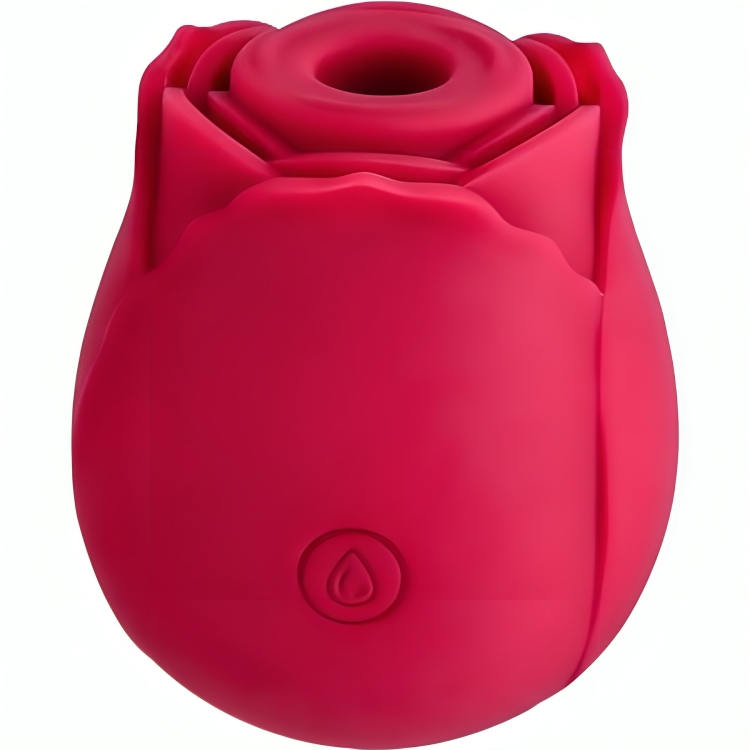ARMONY DELIGHT FLOWER crveni vibrator s vakuumskom bazom
