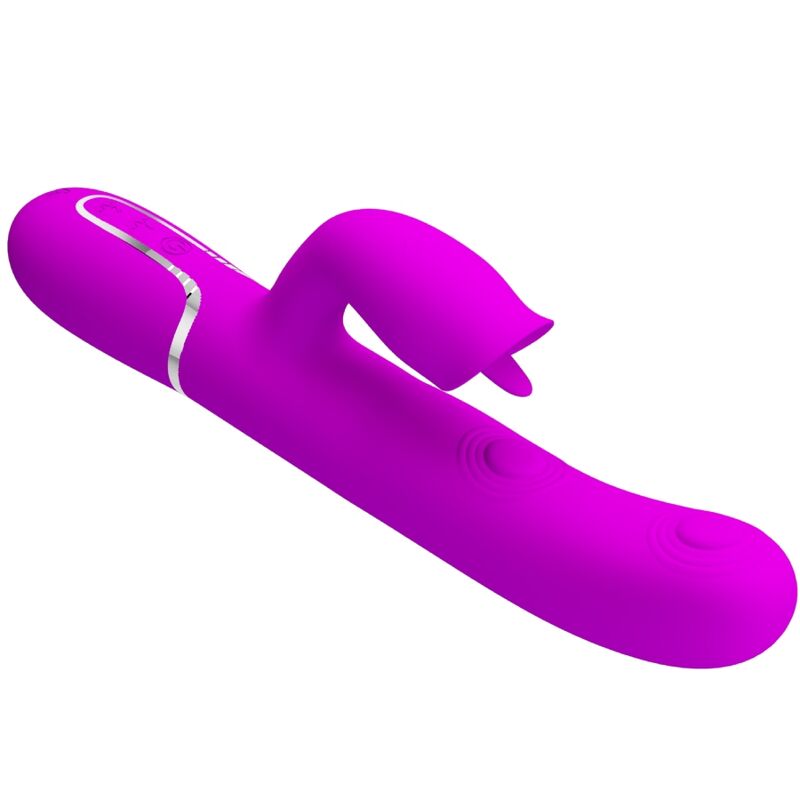 Pretty Love Rabbit vibrator s funkcijom lizanja, fuksija