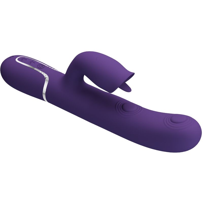 Pretty Love rabbit vibrator s funkcijom lizanja, ljubičasti