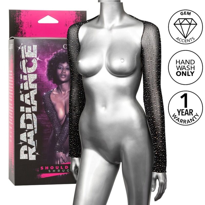 CalExotics Radiance bolero za ramena od mrežice s ukrasnim kristalima