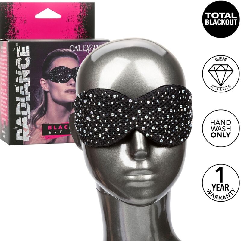 CalExotics Radiance povez za oči s ukrasima od cirkona