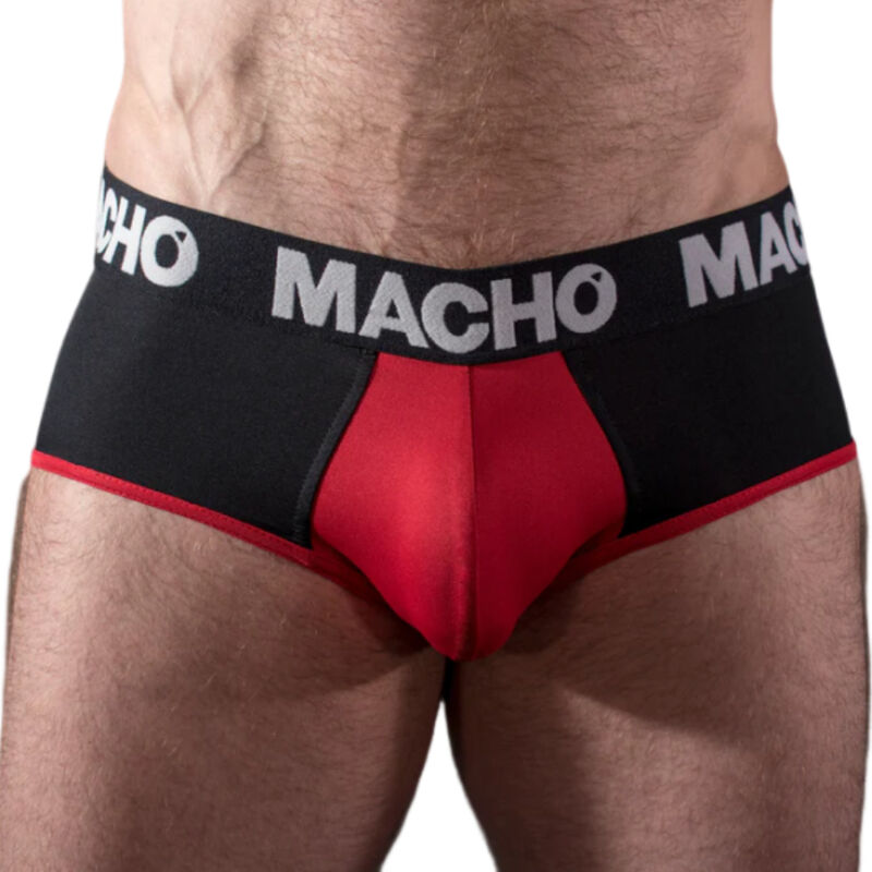 Prozračne gaćice slip kroja od likre s ojačanom košaricom za udobnost MACHO UNDERWEAR