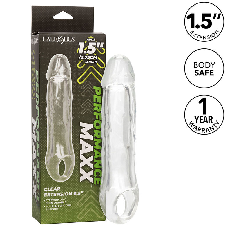 CalExotics Performance Maxx Clear prozirna navlaka za penis