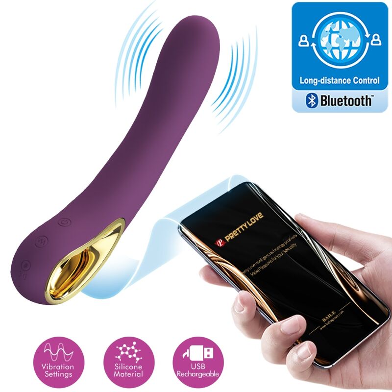 Pretty Love Ethan vibrator za G točku, ljubičasti