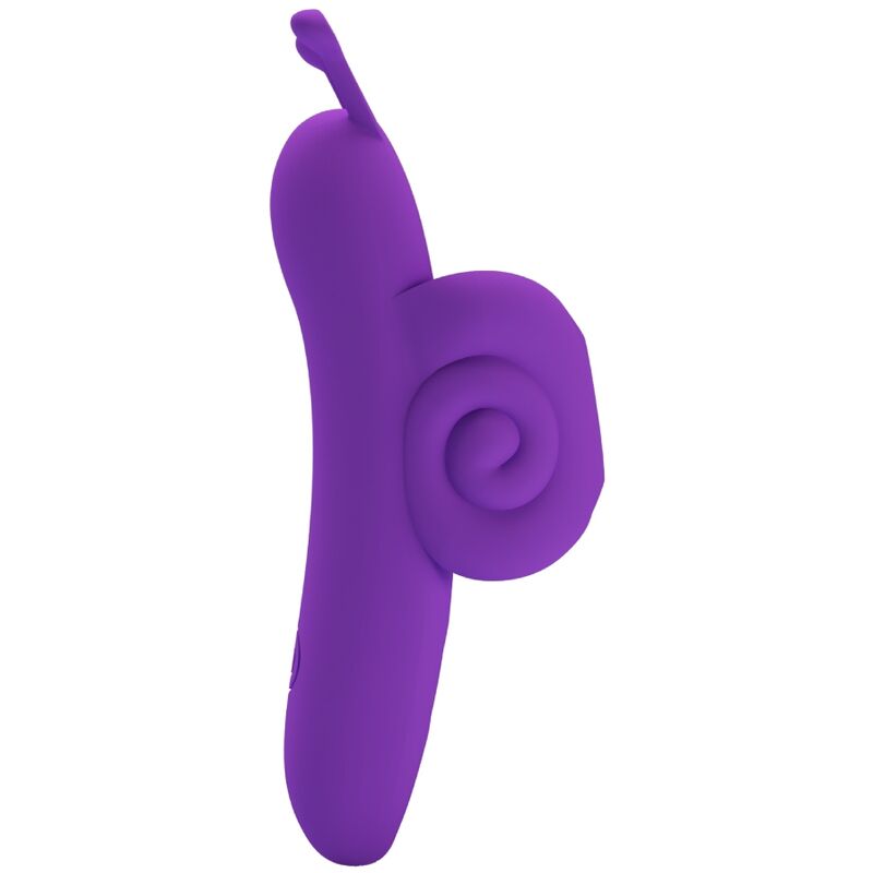 Pretty Love Snail ljubičasti vibrator za klitoris za prst