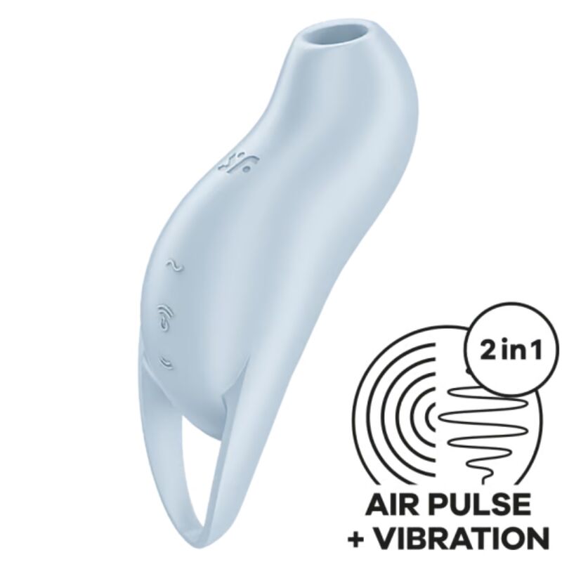 Satisfyer Pocket Pro 1 stimulator klitorisa, svijetloplavi