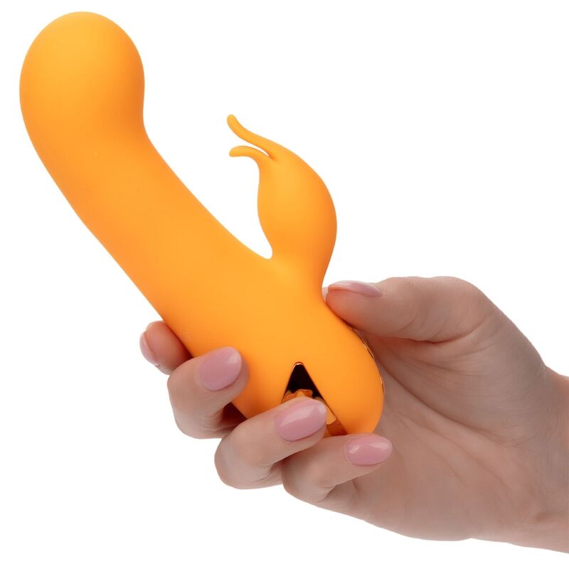 CalExotics Montecito Muse, vibrator tipa rabbit, narančaste boje