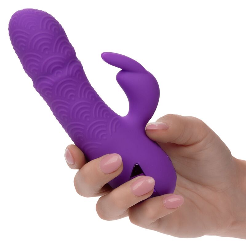 CalExotics Manhattan Beach Marvel rabbit vibrator, ljubičasti