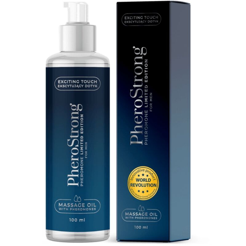 PheroStrong Limited Edition masažno ulje za muškarce, 100 ml