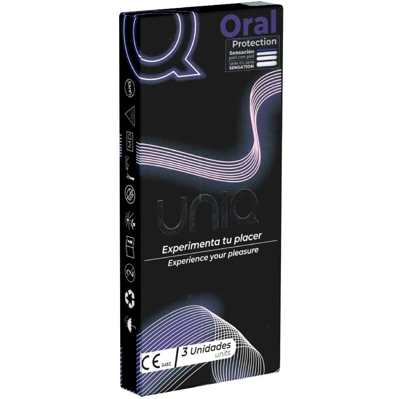Prozirna oralna folija bez lateksa za sigurniji oralni seks, udobna za korištenje UNIQ
