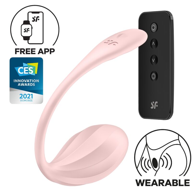 Satisfyer Ribbed Petal vibrator za G točku, ružičasti