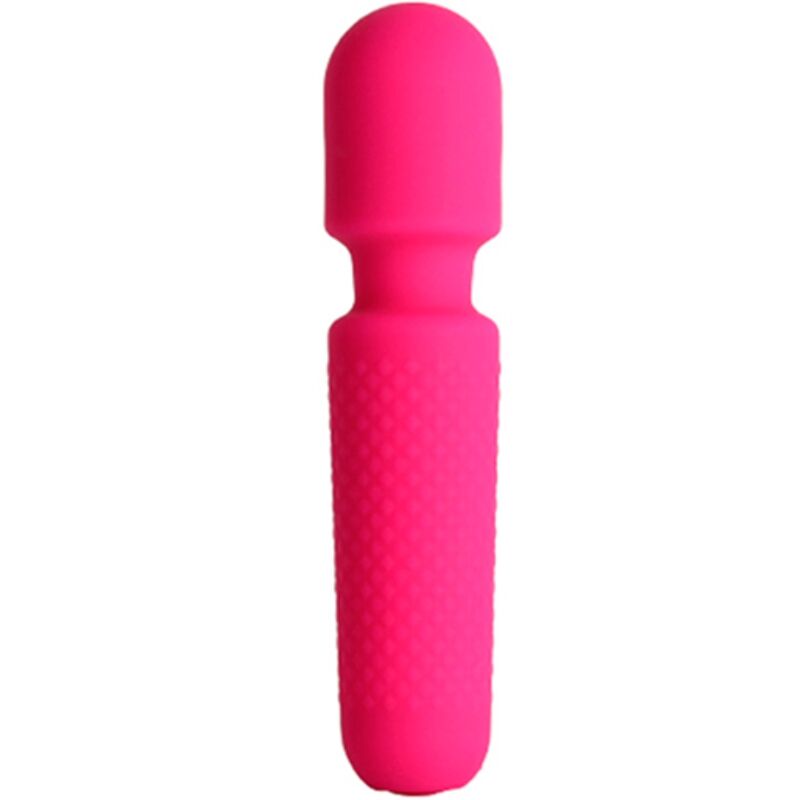 Mini vibrator u obliku masažera s 10 načina vibriranja, punjivi, ružičasti ARMONY