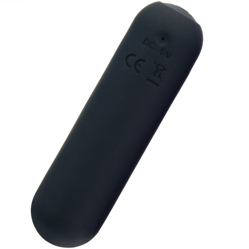 Silikonski bullet vibrator s 10 programa, vodootporan, crni ARMONY