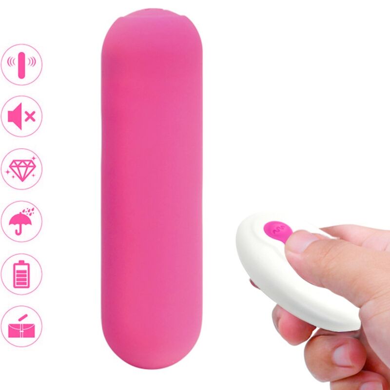 Vibracijski bullet vibrator s daljinskim upravljačem i 10 načina rada od silikona ARMONY