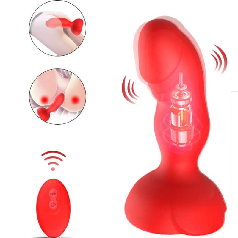 Analni vibrator s čepom i daljinskim upravljačem za intenzivnu stimulaciju ARMONY