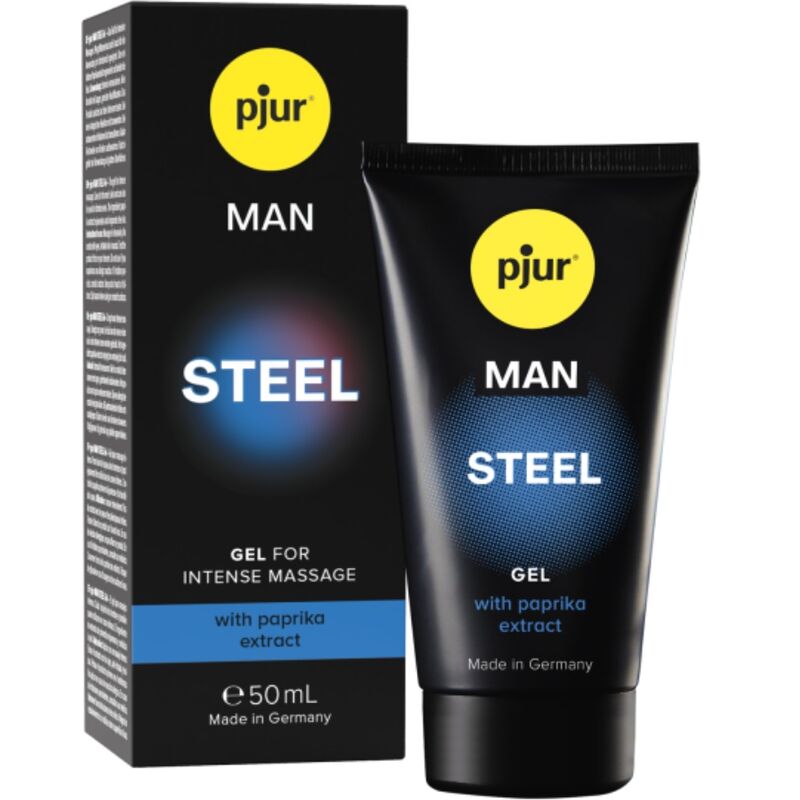 PJUR Man Steel masažni gel s ekstraktom paprike, 50 ml