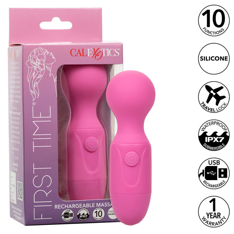 CalExotics First Time vibrator u obliku štapića, ružičasti