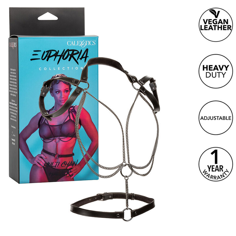 CalExotics Euphoria Multi Chain Halter Bondage Harness