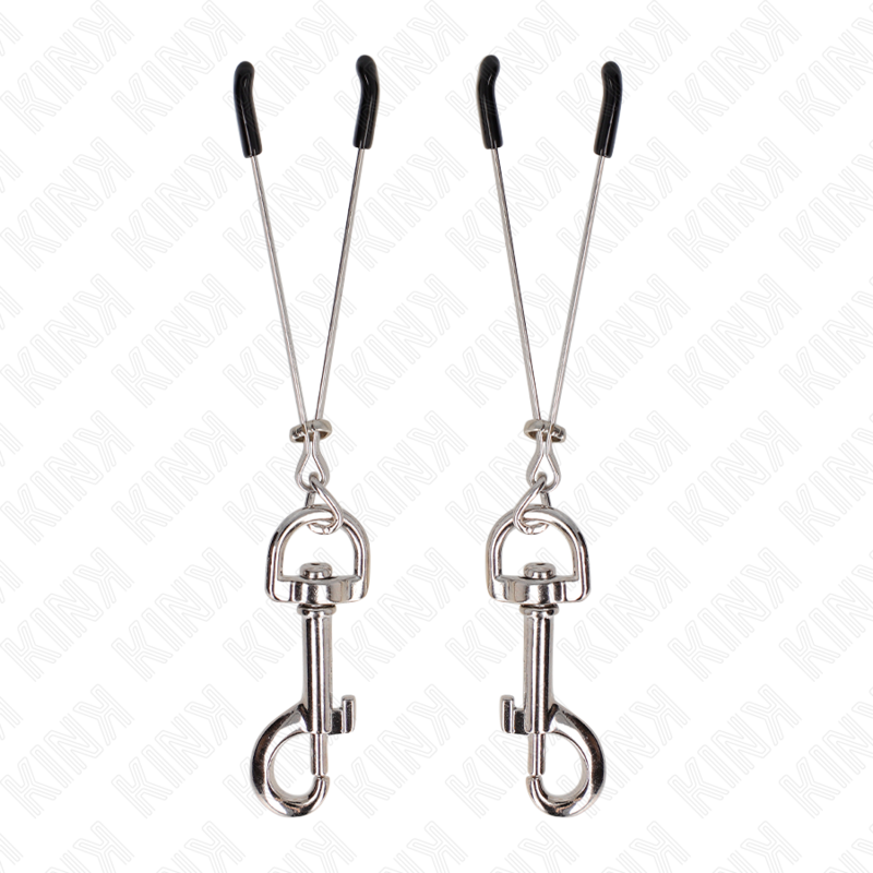 KINK Thin Hook stezaljka za bradavice, srebrne boje, 7 cm