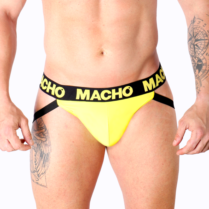 MACHO MX25A jockstrap od likre, žuti