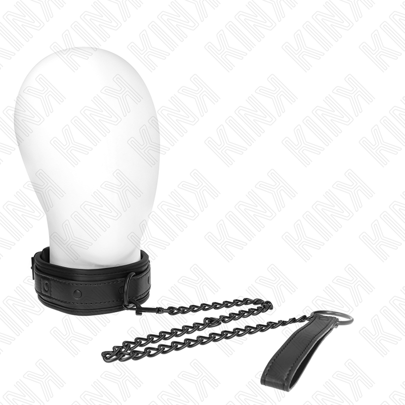 KINK BDSM ogrlica od neoprena s remenom duljine 78 cm