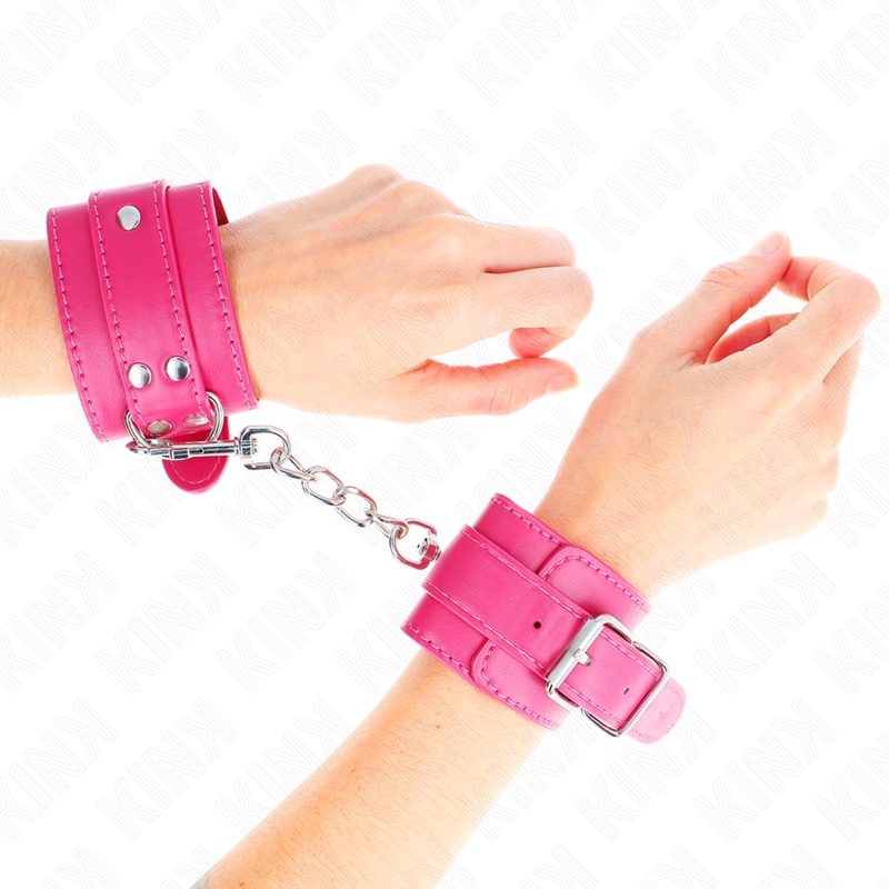 KINK lisice za zapešća Raspberry Rose, podesive