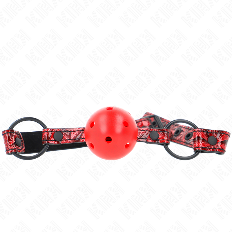KINK loptasti geg s rombastim uzorkom, 4,5 cm, model 1, podesiv od 42 do 60 cm