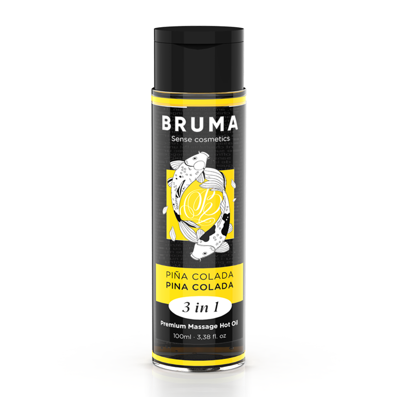 BRUMA ulje za masažu s učinkom zagrijavanja, Pina Colada, 100 ml
