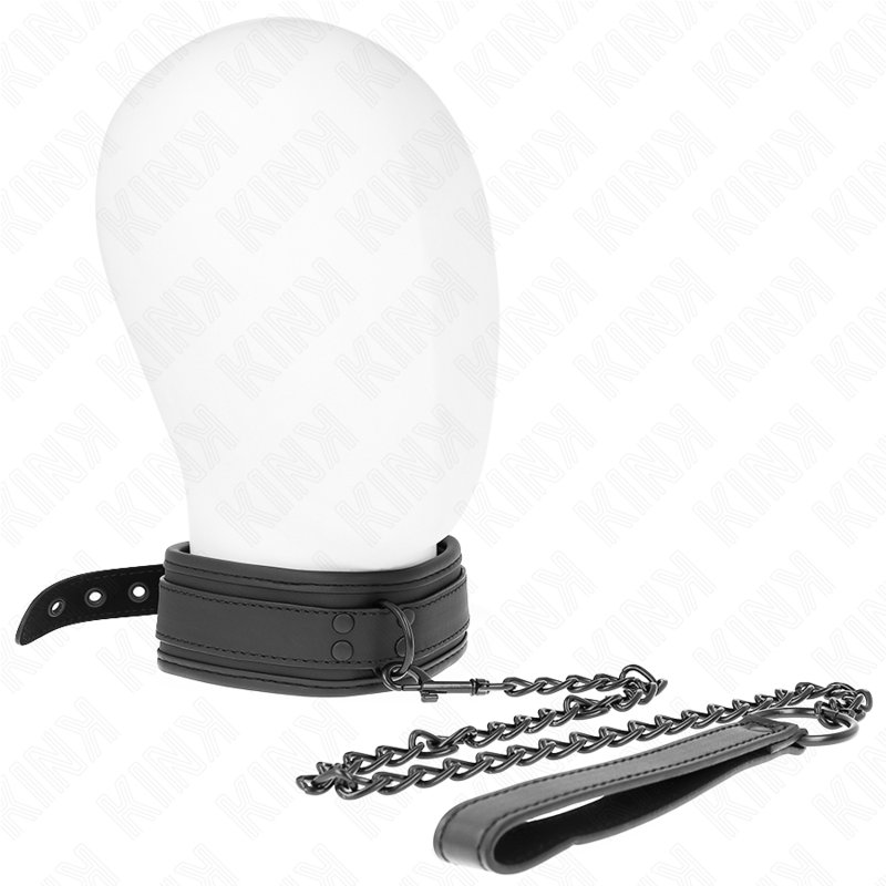 KINK BDSM ogrlica od neoprena s povodcem duljine 78 cm
