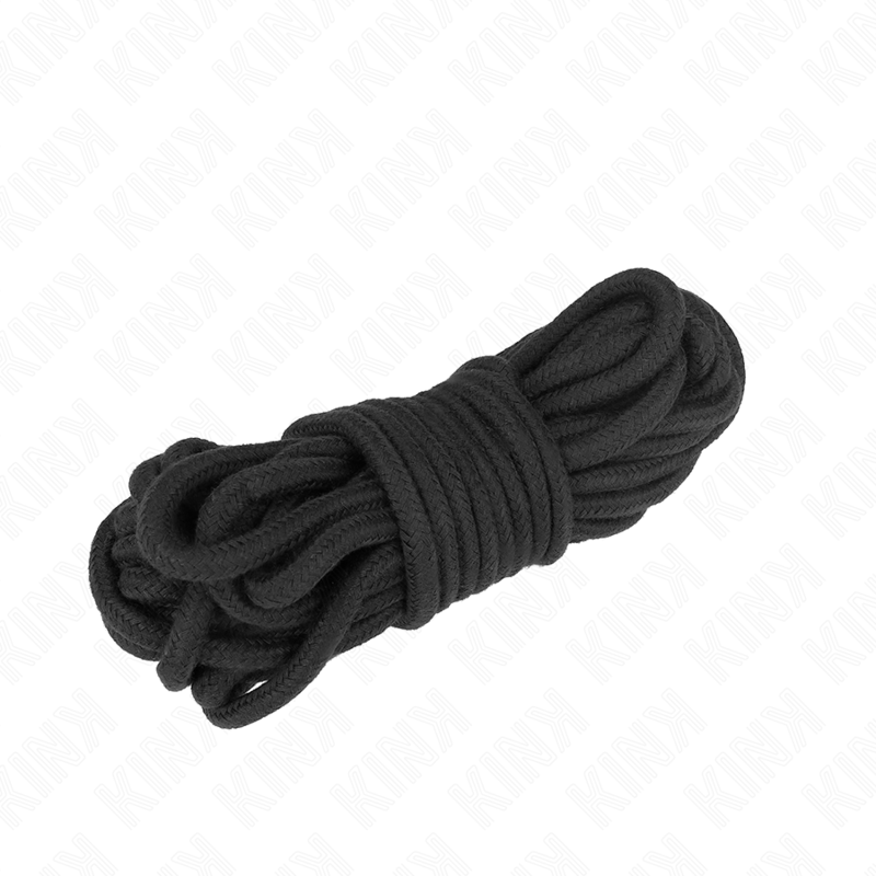 KINK ROPE ARTS pamučno uže za bondage, 5 m, crno