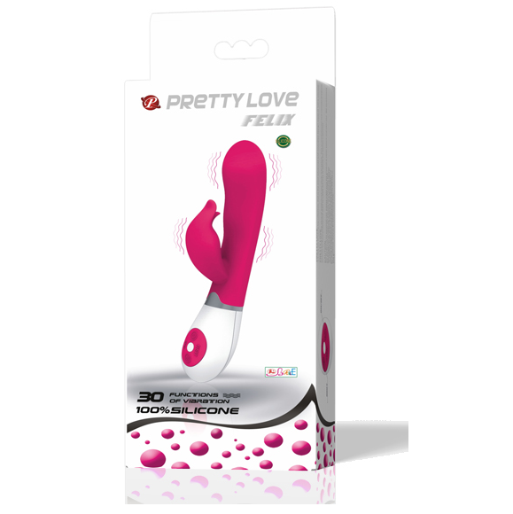 Pretty Love Flirtation vibrator u obliku zeca s Felix stimulatorom