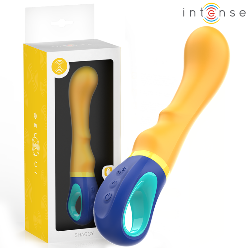 INTENSE SHAGGY vibrator za G točku, žuti