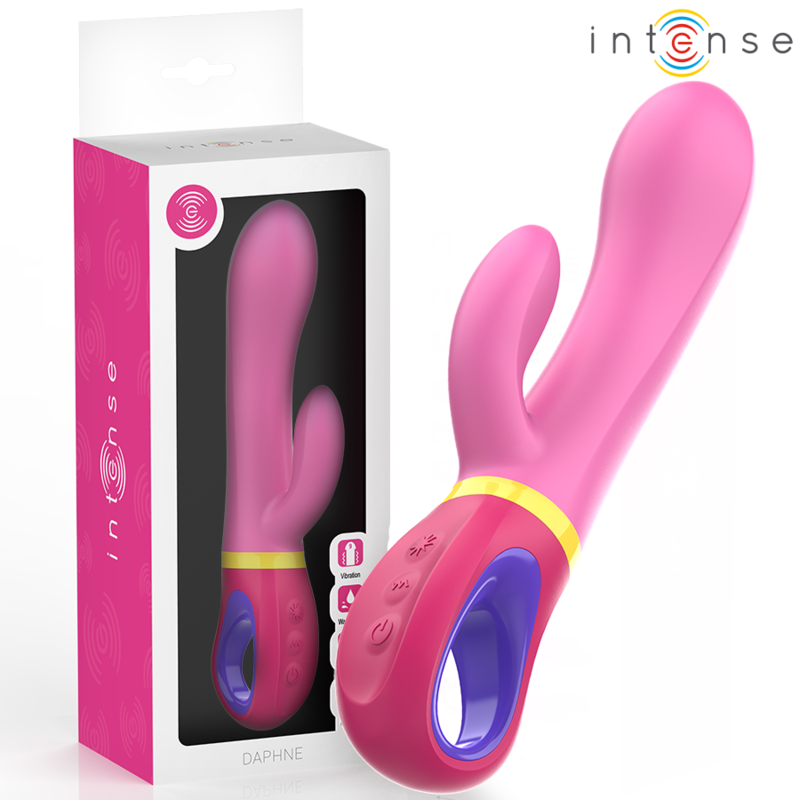 INTENSE Daphne vibrator s dodatkom za klitoris, ružičasti