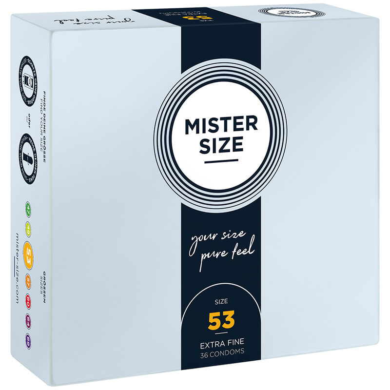 MISTER SIZE kondomi M, 53 mm, 36 komada