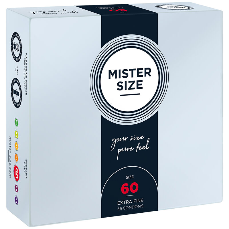 MISTER SIZE kondomi, veliko pakiranje, 60 mm, 36 komada