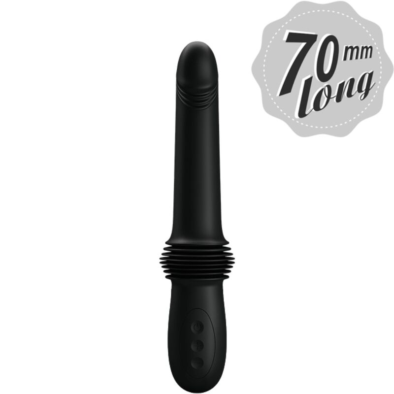Pretty Love Pazuzu vibrator s daljinskim upravljačem, crni