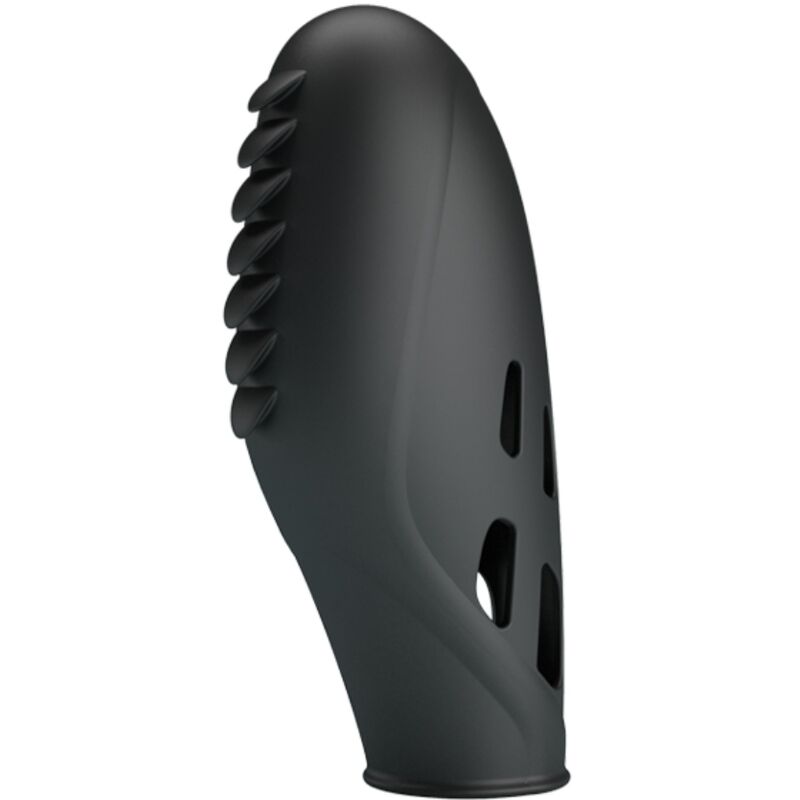 Pretty Love Gilo silikonski vibrator za prst, crni