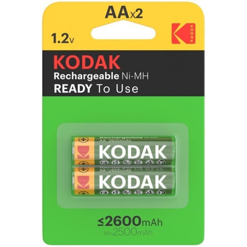 Punjive AA baterije 2600 mAh, dugotrajno napajanje za uređaje KODAK