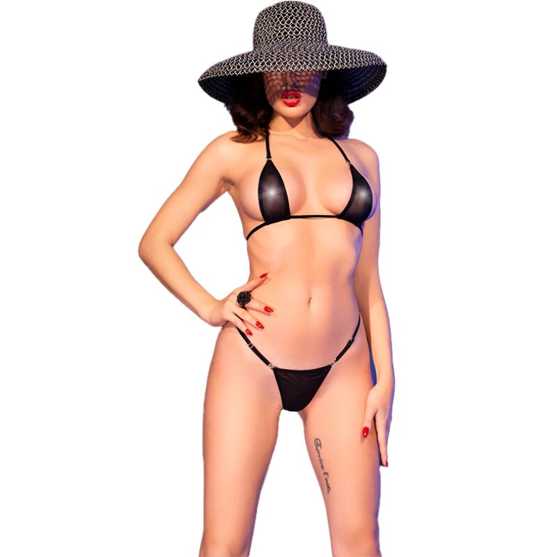 CHILIROSE CR 4840 crni mikro bikini donje rublje S/M
