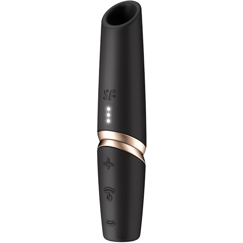 Satisfyer Perfect Kiss Wave stimulator klitorisa, crno zlatni