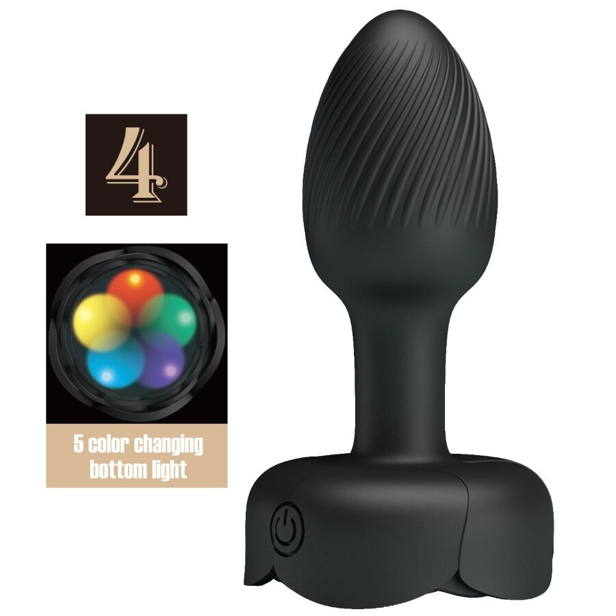 Pretty Love Olman analni čep s LED svjetlom, 8,8 cm