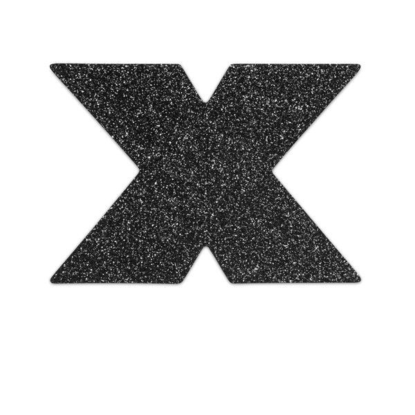 Bijoux Indiscrets Flash Cross crni ukrasi za bradavice