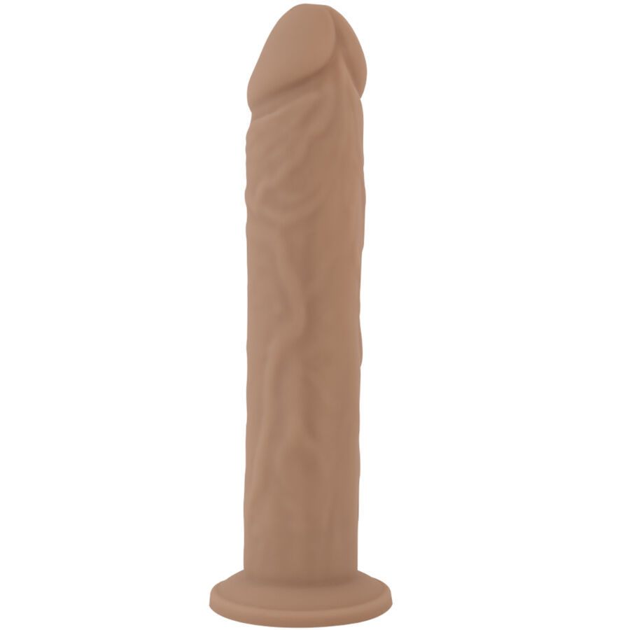 Realistični dildo od tekućeg silikona s vakuumskom bazom i termofunkcijom SILEXD