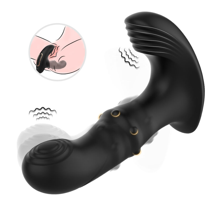 ARMONY analni vibrator s daljinskim upravljačem, crni