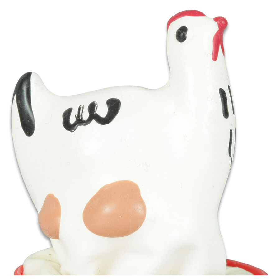CONDOMERIE Chicken White, ručno oslikan erotski poklon