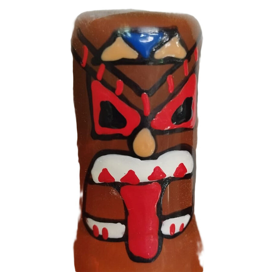 CONDOMERIE Tiki Totem 01, ručno oslikani ukrasni kondom