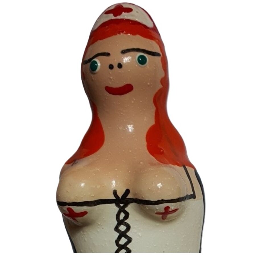 CONDOMERIE Nurse Redhead, ručno oslikani erotski poklon