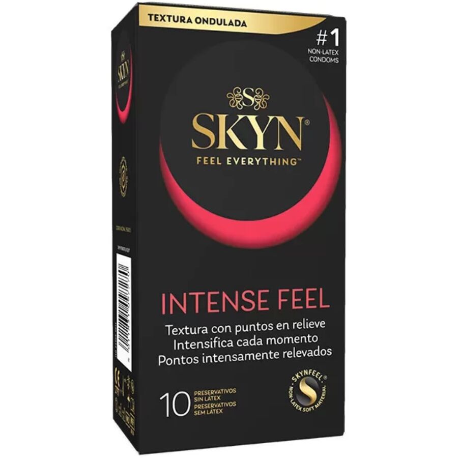 SKYN Intense Feel kondomi bez lateksa s teksturom, 10 komada